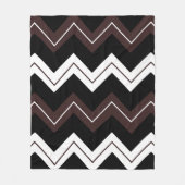 Couverture Polaire Blancs Brown noir (Devant)