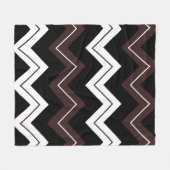 Couverture Polaire Blancs Brown noir (Devant (Horizontal))