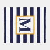 Couverture Polaire Blancs et Bleus (Devant (Horizontal))