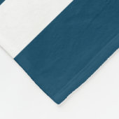 Couverture Polaire Blancs Et Bleus Et Ancre Nautique 2 (Coin)