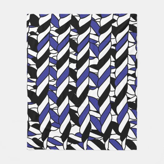 Couverture Polaire Blancs noirs (Devant)