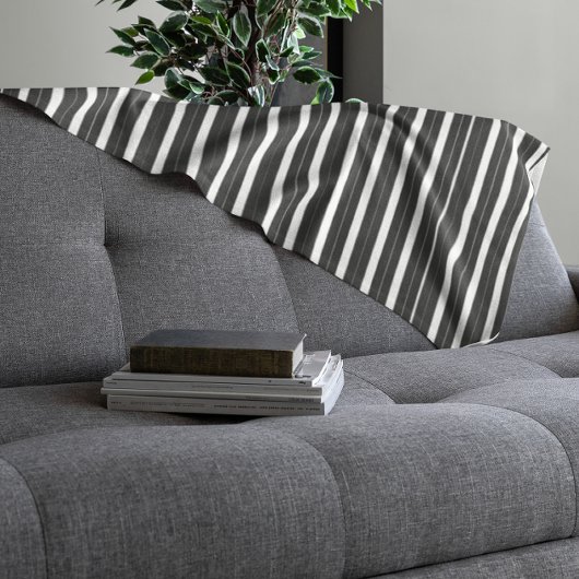 Couverture Polaire Blancs noirs