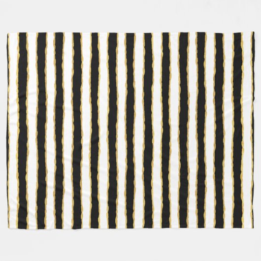 Couverture Polaire Blancs noirs (Devant (Horizontal))