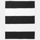 Couverture Polaire Blancs noirs et blancs classiques sur un (Devant)