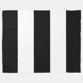 Couverture Polaire Blancs noirs et blancs classiques sur un (Devant (Horizontal))