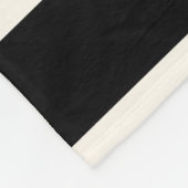 Couverture Polaire Blancs noirs et lunettes avec nom (Coin)