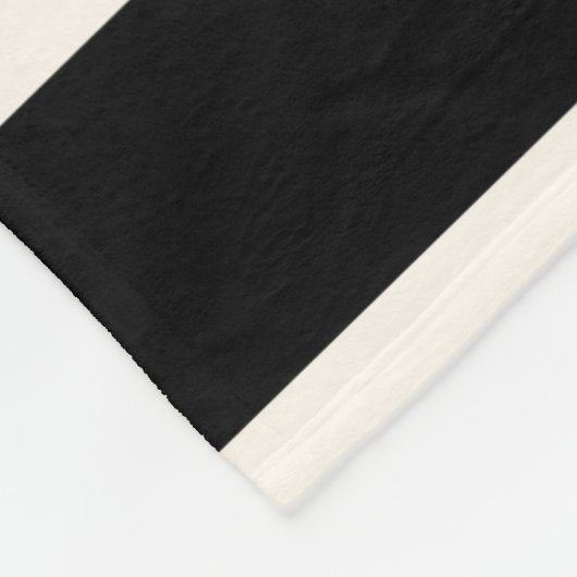 Couverture Polaire Blancs noirs et lunettes avec nom (Coin)