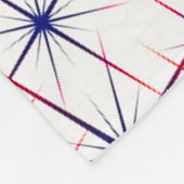 Couverture Polaire Blancs rouges et bleus (Coin)