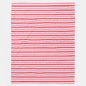 Couverture Polaire Blancs rouges roses d'été (Devant)