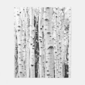 Couverture Polaire Blanket des bouleaux (Devant)