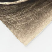 Couverture Polaire BLANKET Mariée Éffrayante en dessin de charbon mir (Coin)