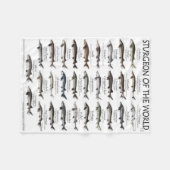 COUVERTURE POLAIRE BLANKET -STURGEON DU MONDE POSTER -PREMIER JAMAIS (Devant (Horizontal))