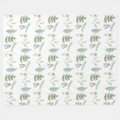 Couverture Polaire Blanket - Summer Leaves (Devant (Horizontal))