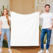 Couverture Polaire blanket white solid color trendy