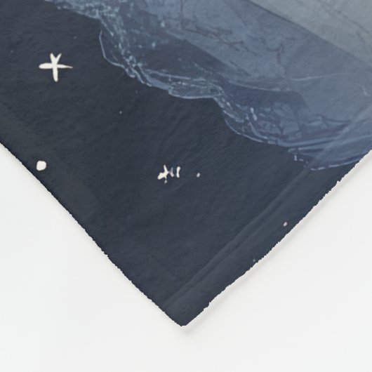 Couverture Polaire Blankets – Platinum Silver Celestial Moon Luxury (Coin)