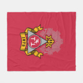 Couverture Polaire Blason Phi Sigma Kappa (Devant (Horizontal))