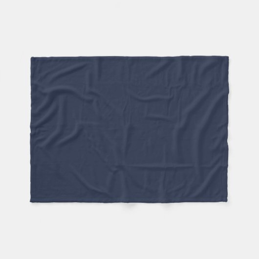 Couverture Polaire Blebleu marine (Devant (Horizontal))