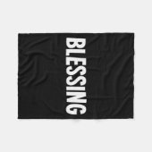 Couverture Polaire Blessing In Disguise Funny Halloween Costume Idea  (Devant (Horizontal))