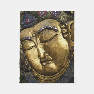 Couverture Polaire Blessure du Bouddha d'or Blanket