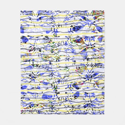 Couverture Polaire Bleu (Devant)