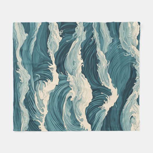 Couverture Polaire Bleu (Devant (Horizontal))