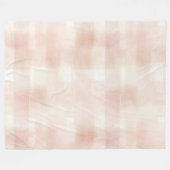 Couverture Polaire Bleu - Bandes Plaid (Devant (Horizontal))