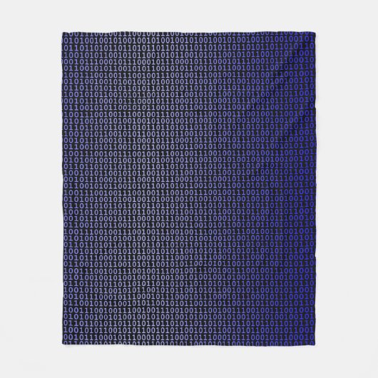 Couverture Polaire Bleu binaire (Devant)