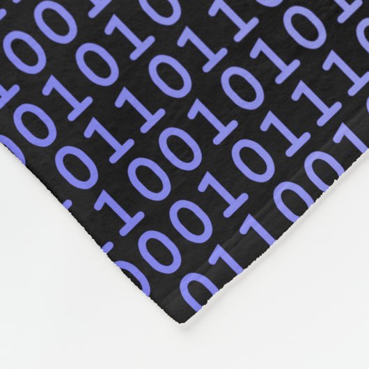 Couverture Polaire Bleu binaire (Coin)