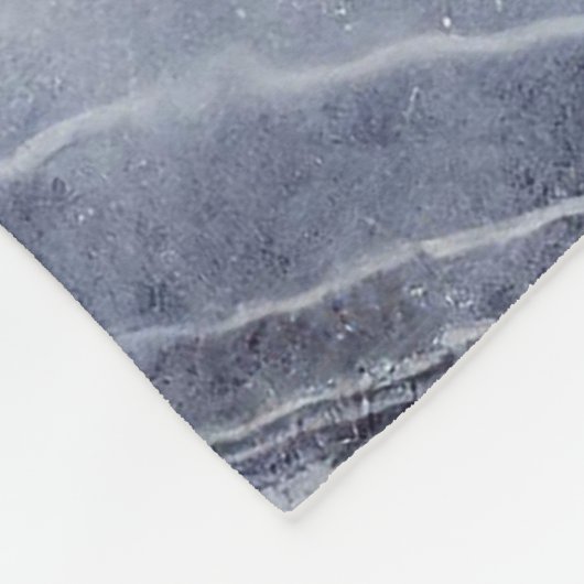 Couverture Polaire Bleu blanc Agate Marbre (Coin)