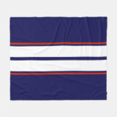 Couverture Polaire Bleu, blanc et rouge Classy (Devant (Horizontal))