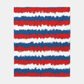 Couverture Polaire Bleu, blanc et rouge Cool (Devant)