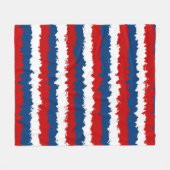 Couverture Polaire Bleu, blanc et rouge Cool (Devant (Horizontal))
