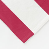 Couverture Polaire Bleu blanc rouge de drapeau américain (Coin)