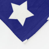 Couverture Polaire Bleu Blancs Etoiles Motif (Coin)