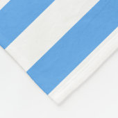 Couverture Polaire Bleu Blancs Modèle Moyen Décor (Coin)