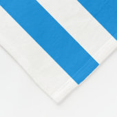 Couverture Polaire Bleu Bleu Blancs Élégant Modèle (Coin)