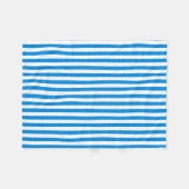 Couverture Polaire Bleu Bleu Blancs Élégant Modèle (Devant (Horizontal))