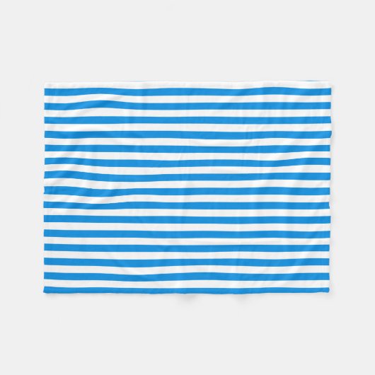 Couverture Polaire Bleu Bleu Blancs Élégant Modèle (Devant (Horizontal))