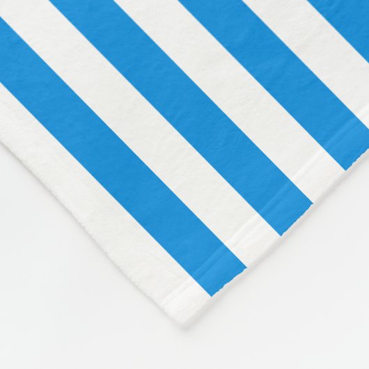 Couverture Polaire Bleu Bleu Blancs Élégant Modèle (Coin)