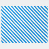 Couverture Polaire Bleu Bleu Blancs Élégant Modish Large (Devant (Horizontal))