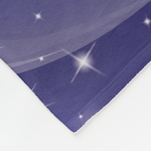 Couverture Polaire Bleu Bubble Hearts mignon Girly 90's Style (Coin)