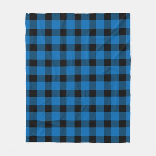 Couverture Polaire Bleu Buffalo Country Lumberjack Plaid (Devant)