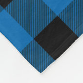 Couverture Polaire Bleu Buffalo Country Lumberjack Plaid (Coin)