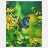 COUVERTURE POLAIRE BLEU BUTTERFLY (Devant)