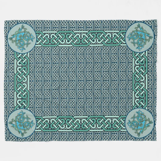 Couverture Polaire Bleu céleste (Devant (Horizontal))