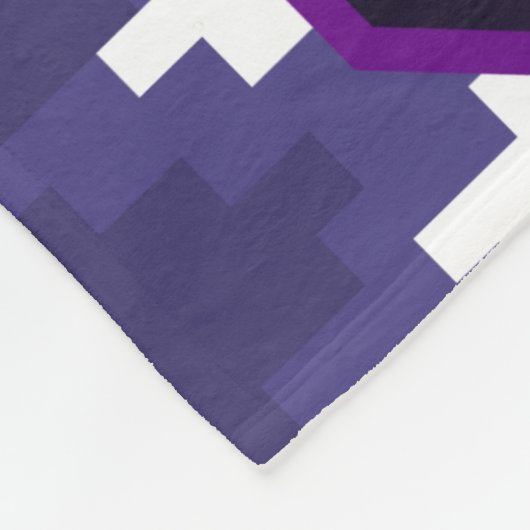 Couverture Polaire Bleu chat du joueur mignon (Coin)