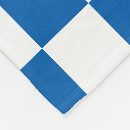 Couverture Polaire Bleu Checkered (Coin)