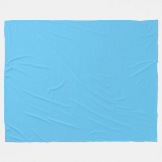 COUVERTURE POLAIRE BLEU CLAIR CLASSIQUE (Devant (Horizontal))