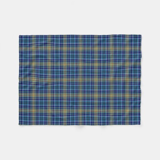 Couverture Polaire Bleu clair Plaid O'Sullivan Tartan (Devant (Horizontal))