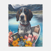 Couverture Polaire Bleu Coonhound sur une pagaie : une aventure Pitto (Devant)